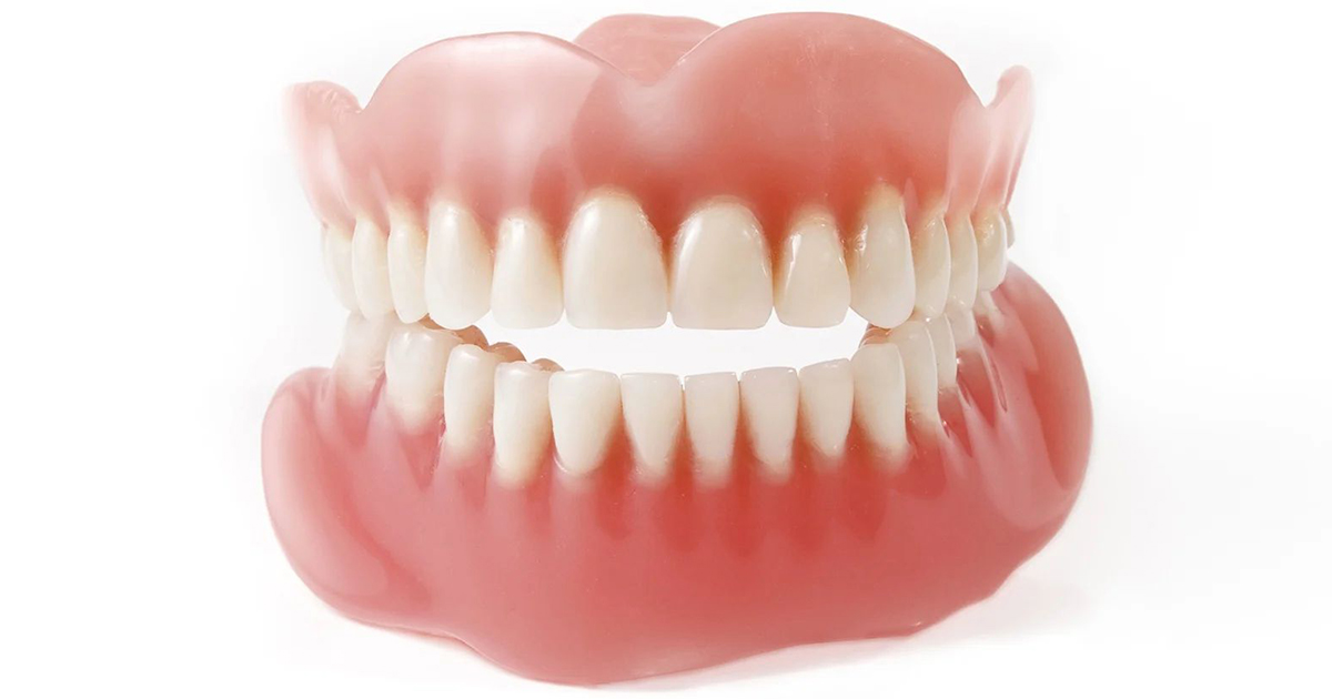 6 points for maintaining dental health with dentures 6 points for maintaining dental health with dentures